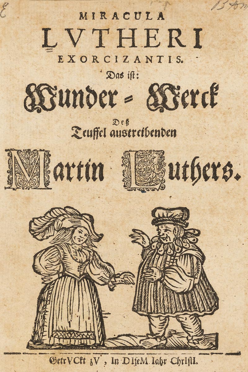 Anti-Lutheran Satire Title Page, 1715