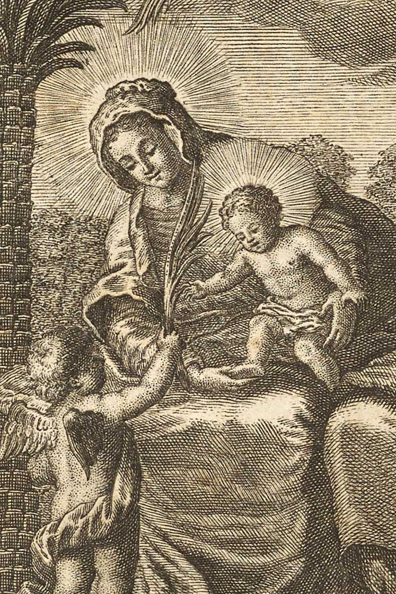 Holy Family Engraving