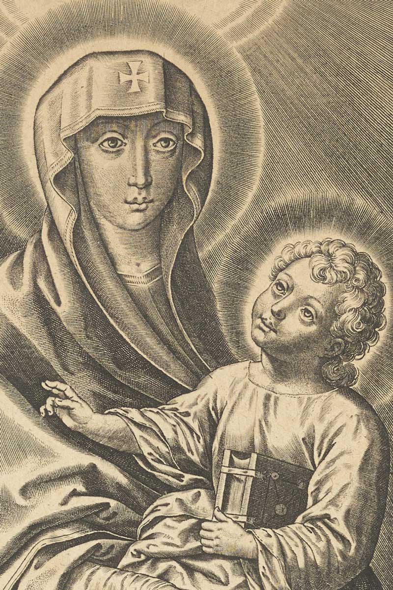 Portrait of Virgin and Child