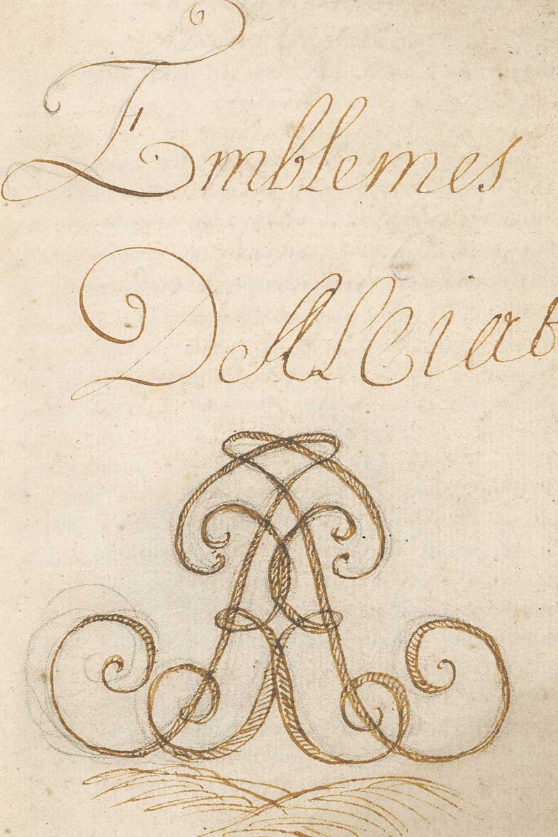 Alciato Emblems Title Page