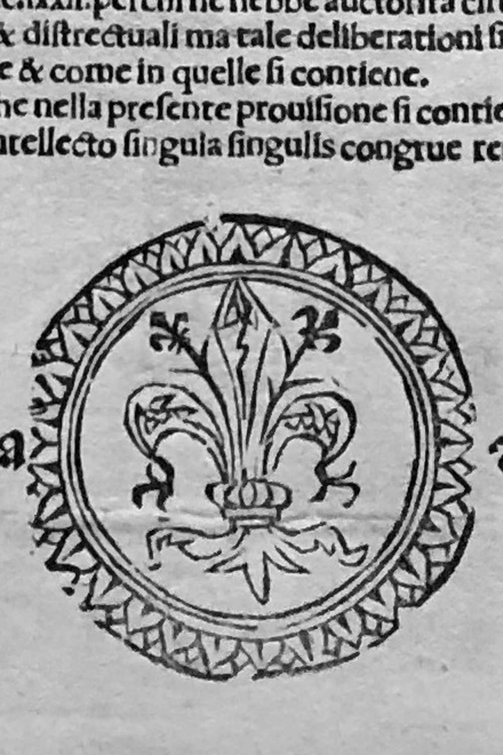 detail of seal