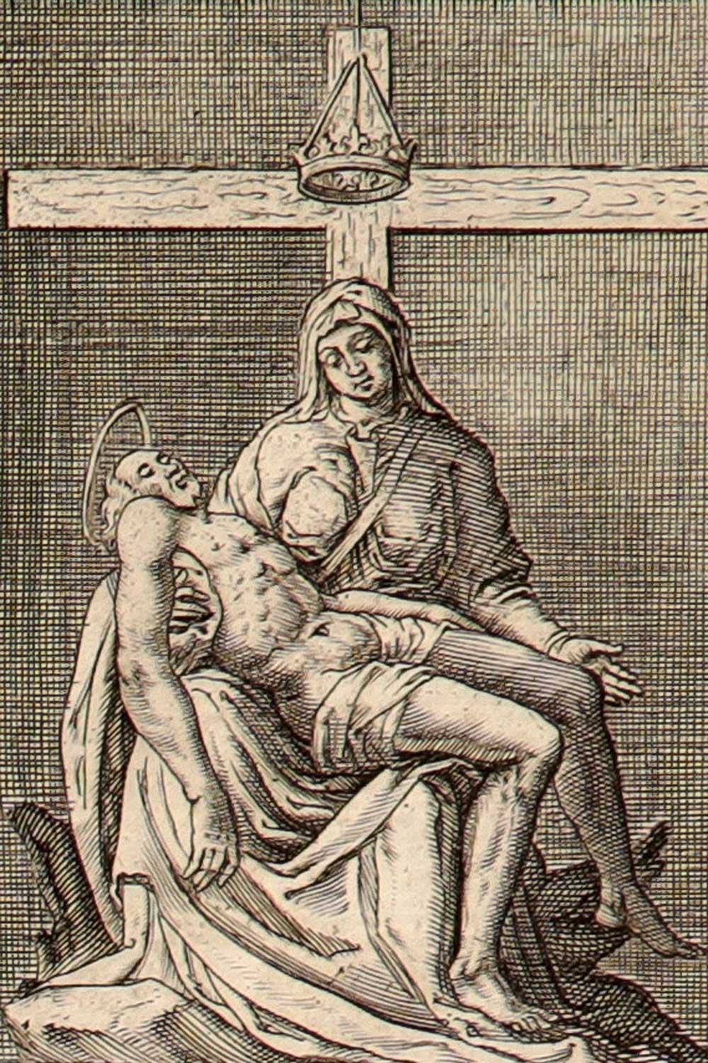 detail of two people